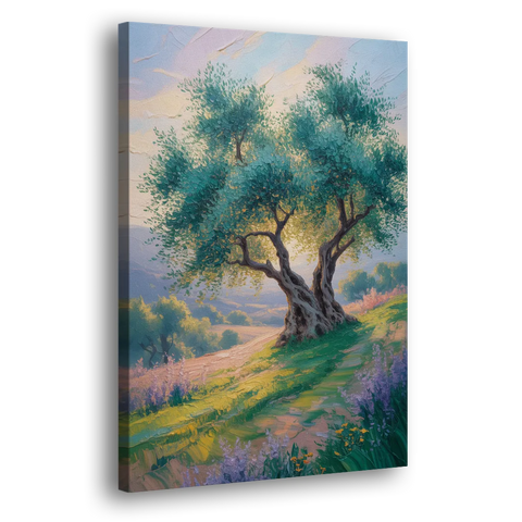 Christian Olive Tree Harmony - Canvas Wall Art