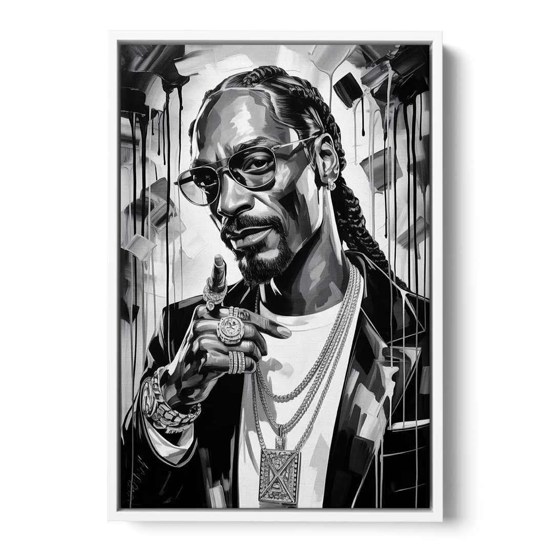 Chronic Wave 2.0 - White Frame Canvas