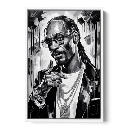 Chronic Wave 2.0 - White Frame Canvas