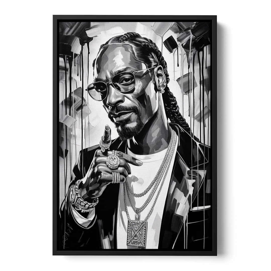 Chronic Wave 2.0 - Black Frame Canvas