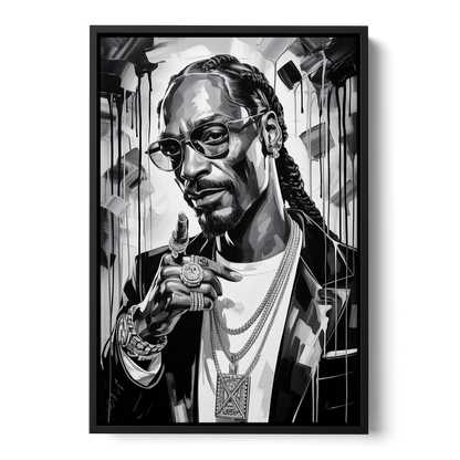 Chronic Wave 2.0 - Black Frame Canvas