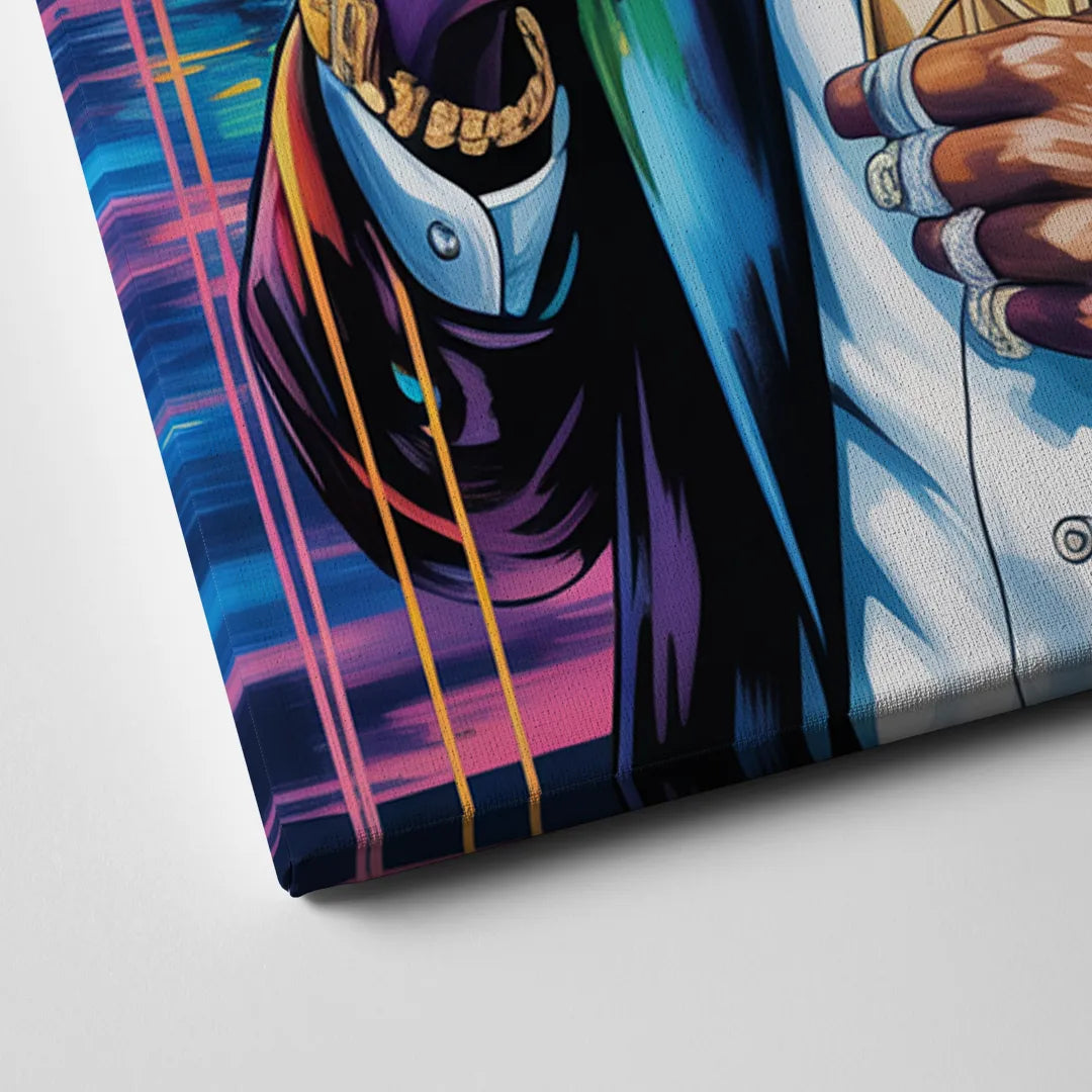 Chronic Wave Canvas Close Up
