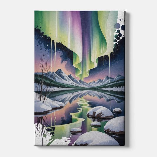 Churchill Northern Lights - Canvas Wall Art
