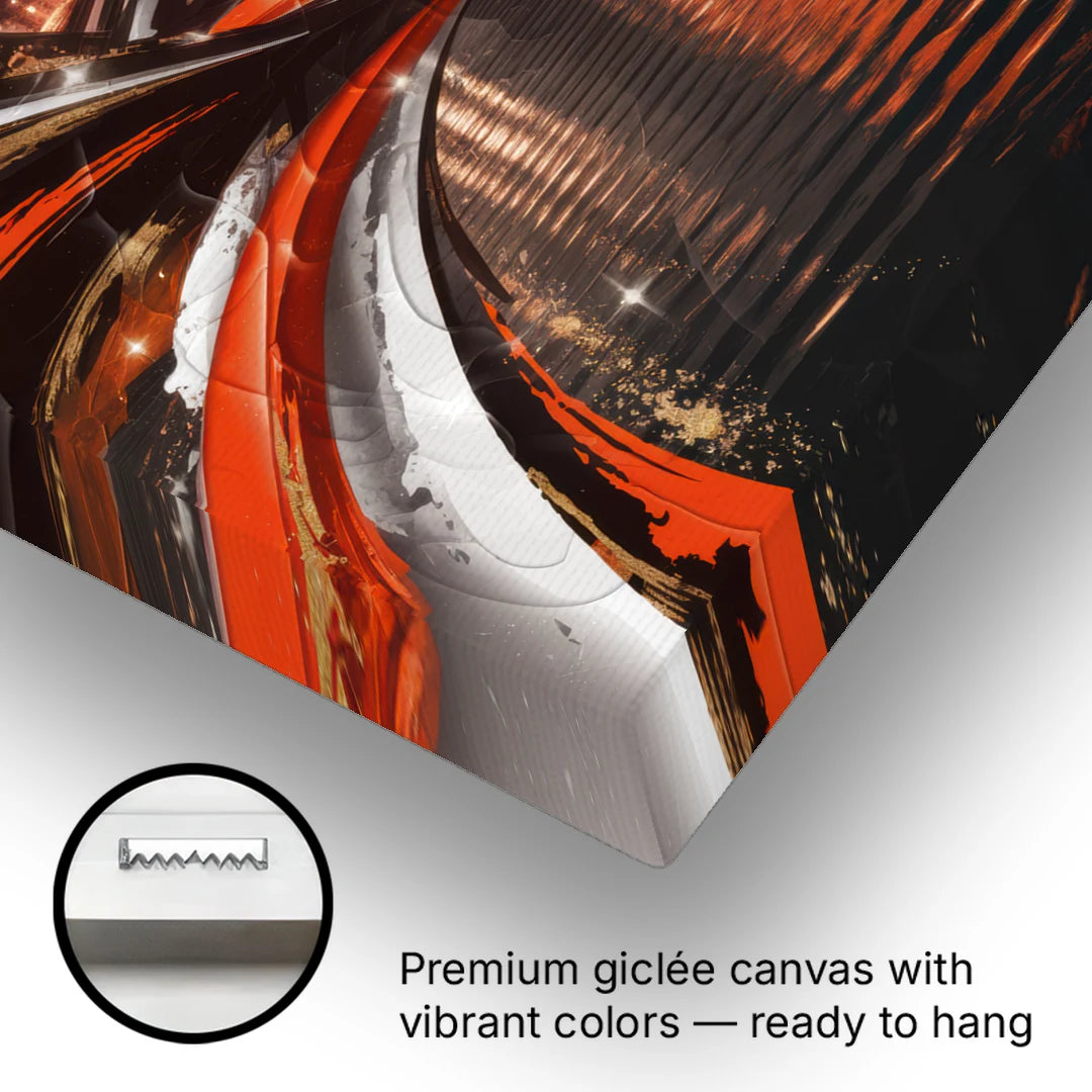 Cincinnati Bengals Championship Parade - Canvas Wall Art - Gallery Wrap Corner
