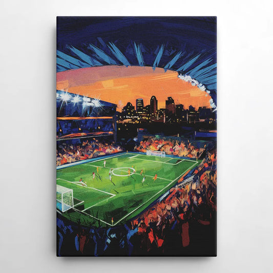 Cincinnati FC Stadium Lights - Canvas Wall Art