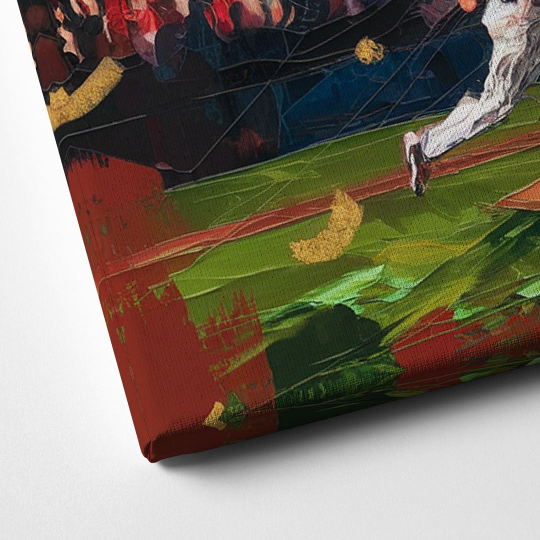 Cincinnati Reds Historic Moments Canvas Close Up
