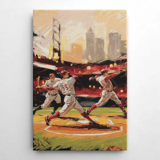 Cincinnati Reds Legendary Players - Canvas Wall Art