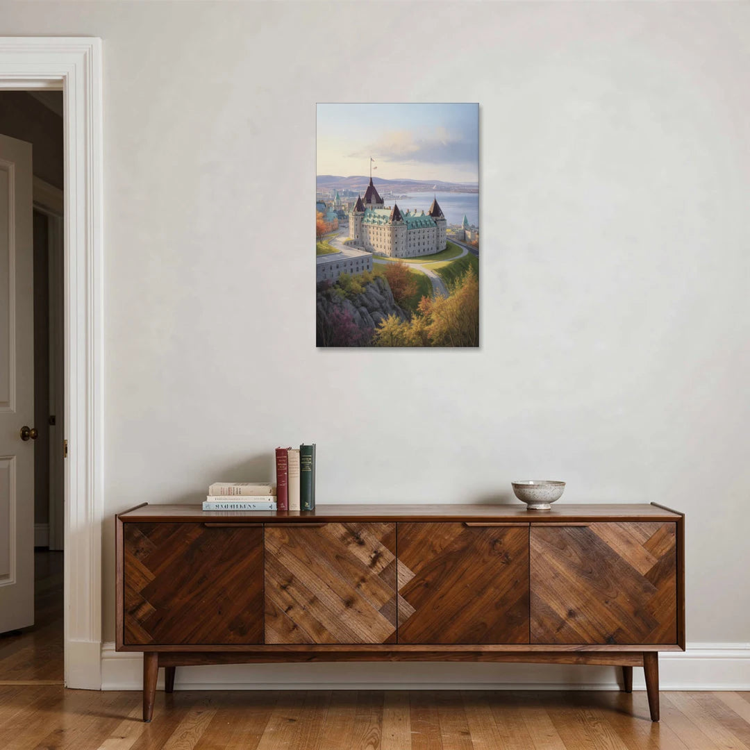 Citadel of Quebec - Canvas Wall Art - Coffee Table - 24x36
