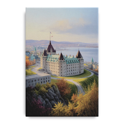 Citadel of Quebec Front - Canvas Wall Art