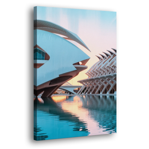 City of Arts and Sciences - Canvas Wall Art - Side