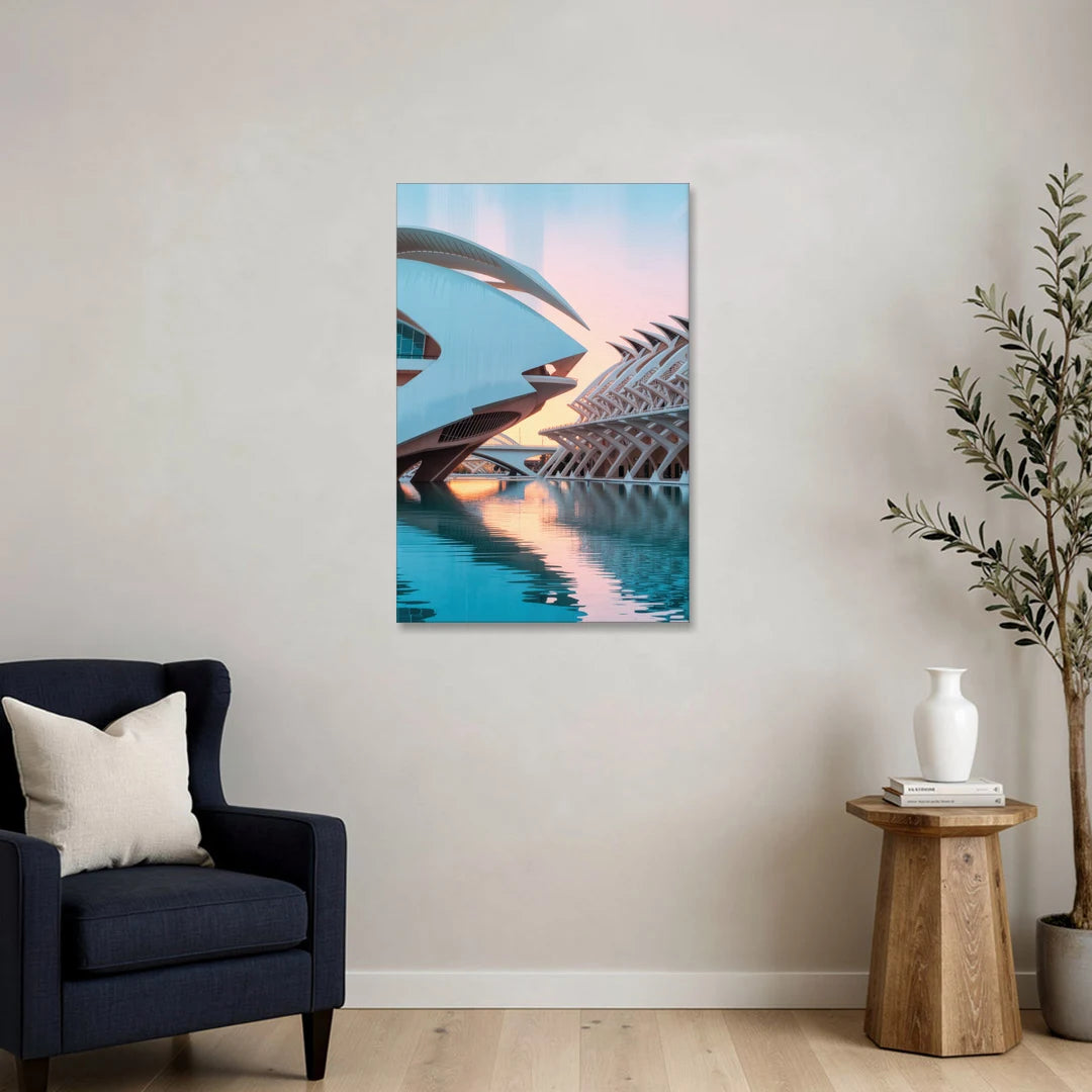 City of Arts and Sciences - Canvas Wall Art - Sofa - 24x36