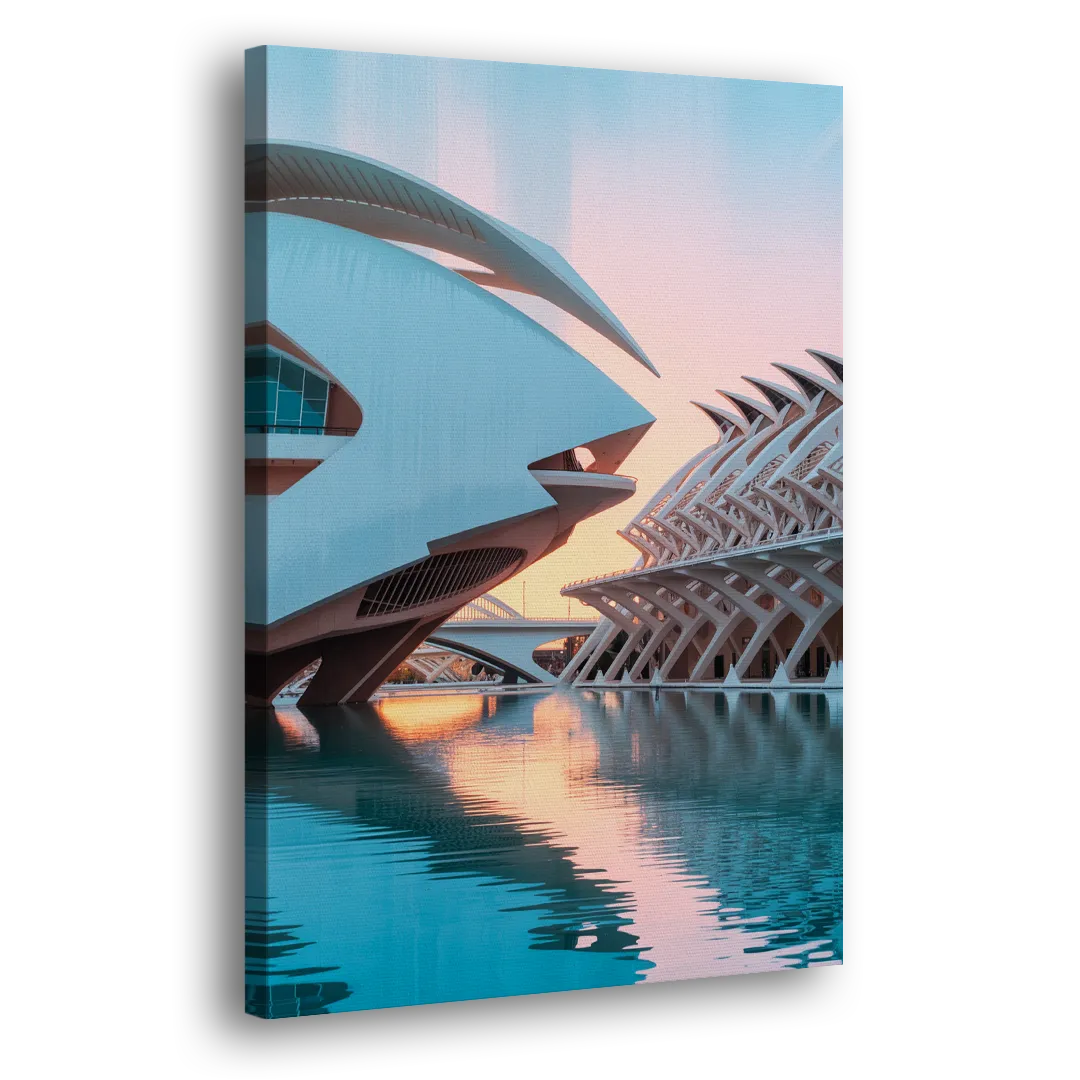 City of Arts and Sciences Side - Canvas Wall Art