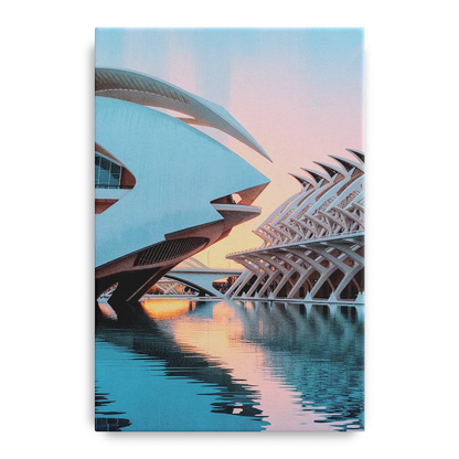 City of Arts and Sciences Front - Canvas Wall Art