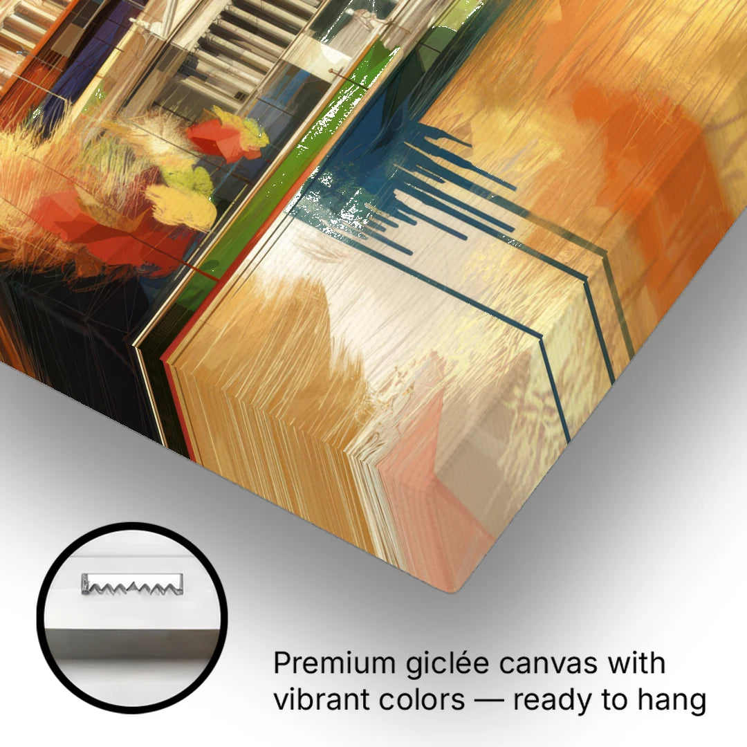 Cleveland Historic Landmarks - Canvas Wall Art - Gallery Wrap Corner