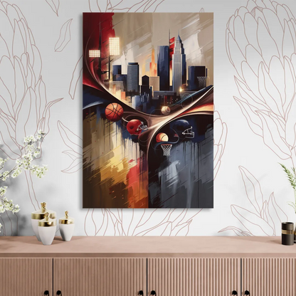 Cleveland Sports Team Spirit Sitting Room - Canvas Wall Art