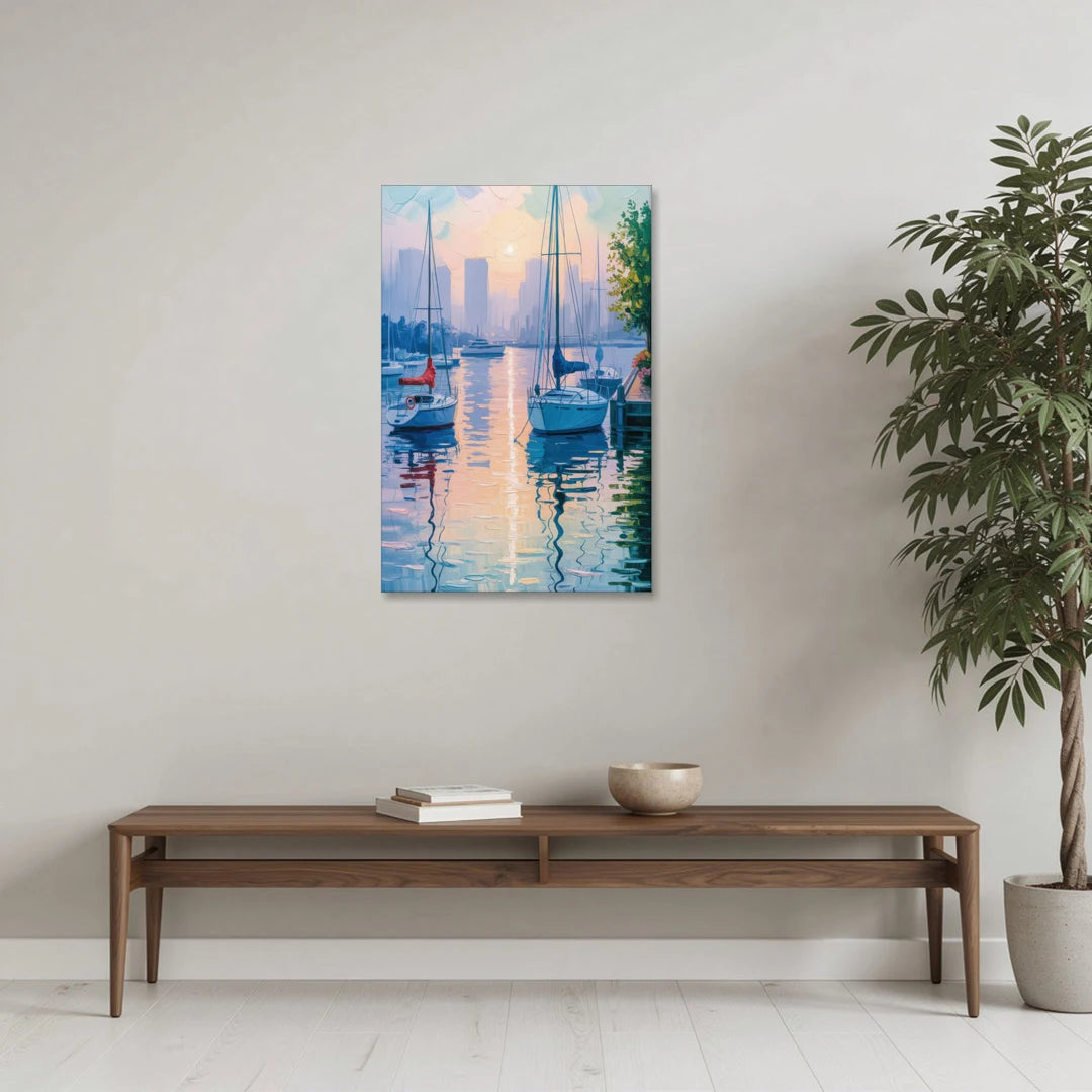 Coal Harbour Morning Light - Canvas Wall Art - Coffee Table - 24x36