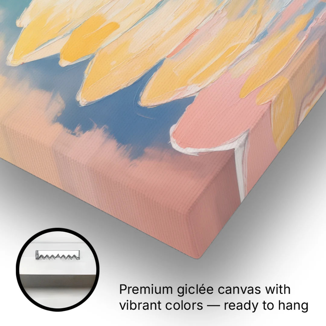 Coco Beach Sunrise - Canvas Wall Art - Gallery Wrap Corner