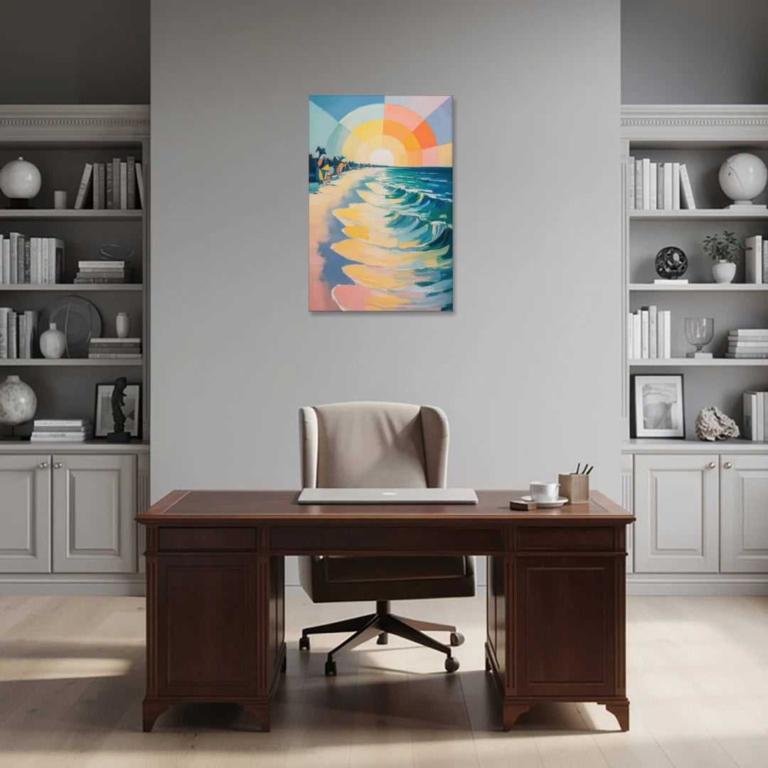 Coco Beach Sunrise - Canvas Wall Art - Office - 24x36