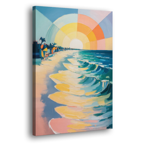 Coco Beach Sunrise - Canvas Wall Art - Side
