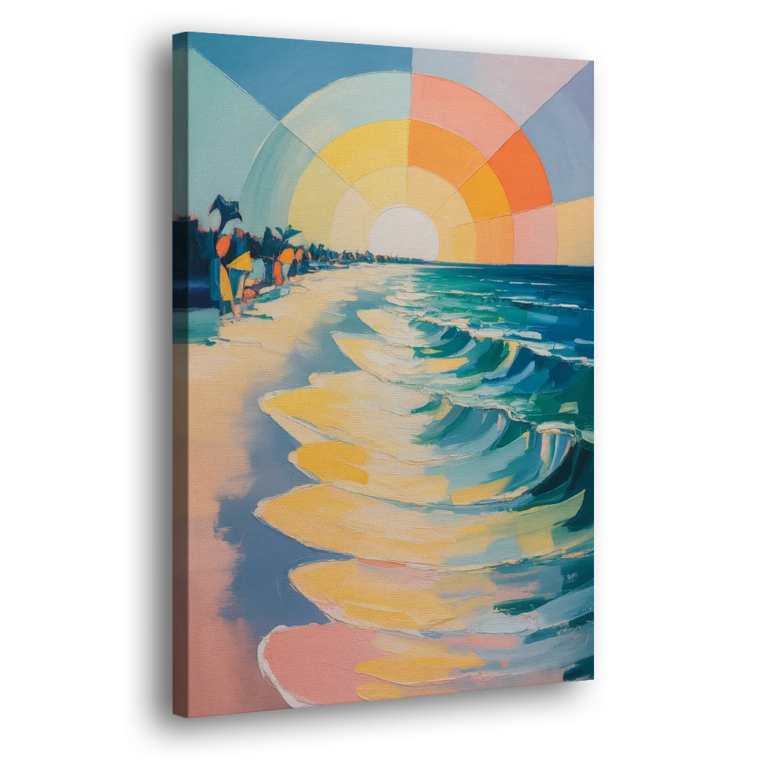 Coco Beach Sunrise Side - Canvas Wall Art