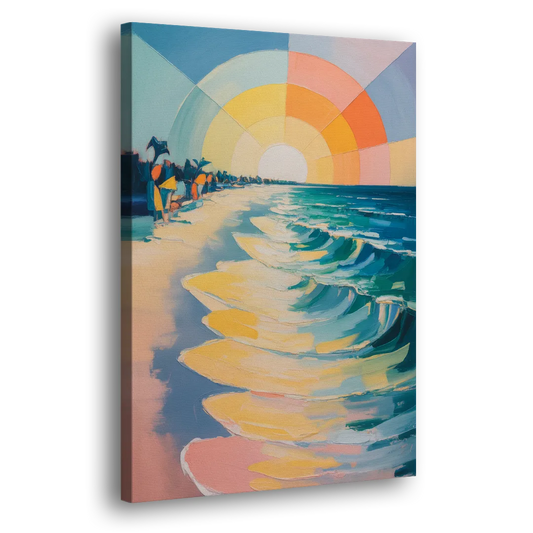 Coco Beach Sunrise Side - Canvas Wall Art