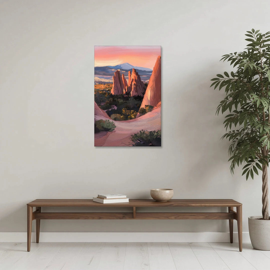Colorado Springs Garden of the Gods - Canvas Wall Art - Coffee Table - 24x36