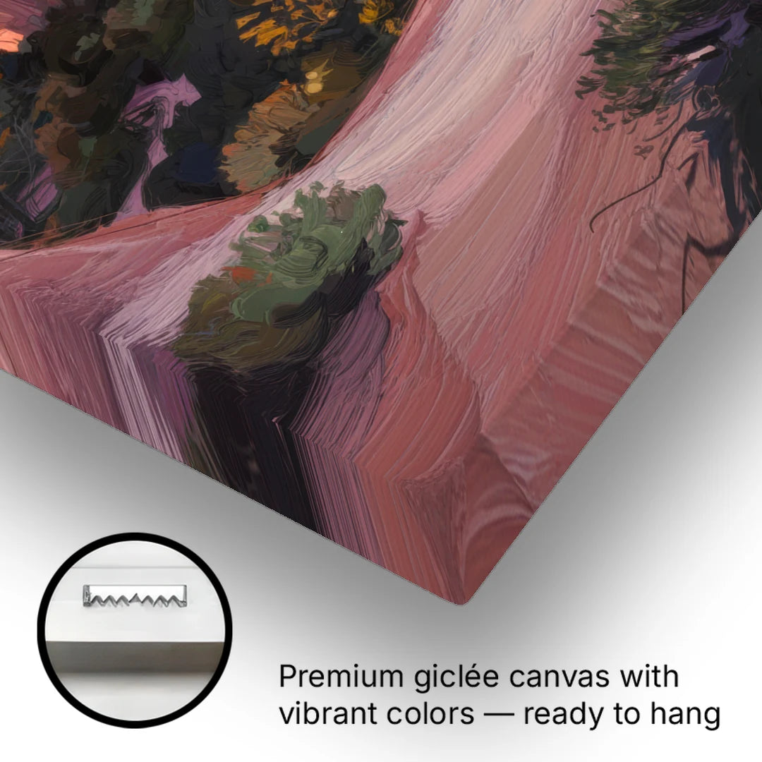 Colorado Springs Garden of the Gods - Canvas Wall Art - Gallery Wrap Corner