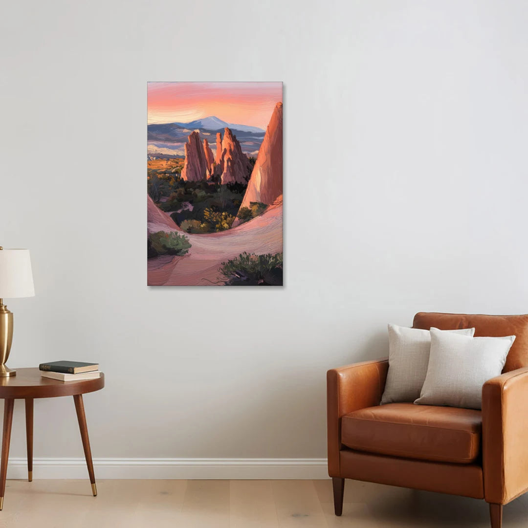 Colorado Springs Garden of the Gods - Canvas Wall Art - Sofa - 24x36