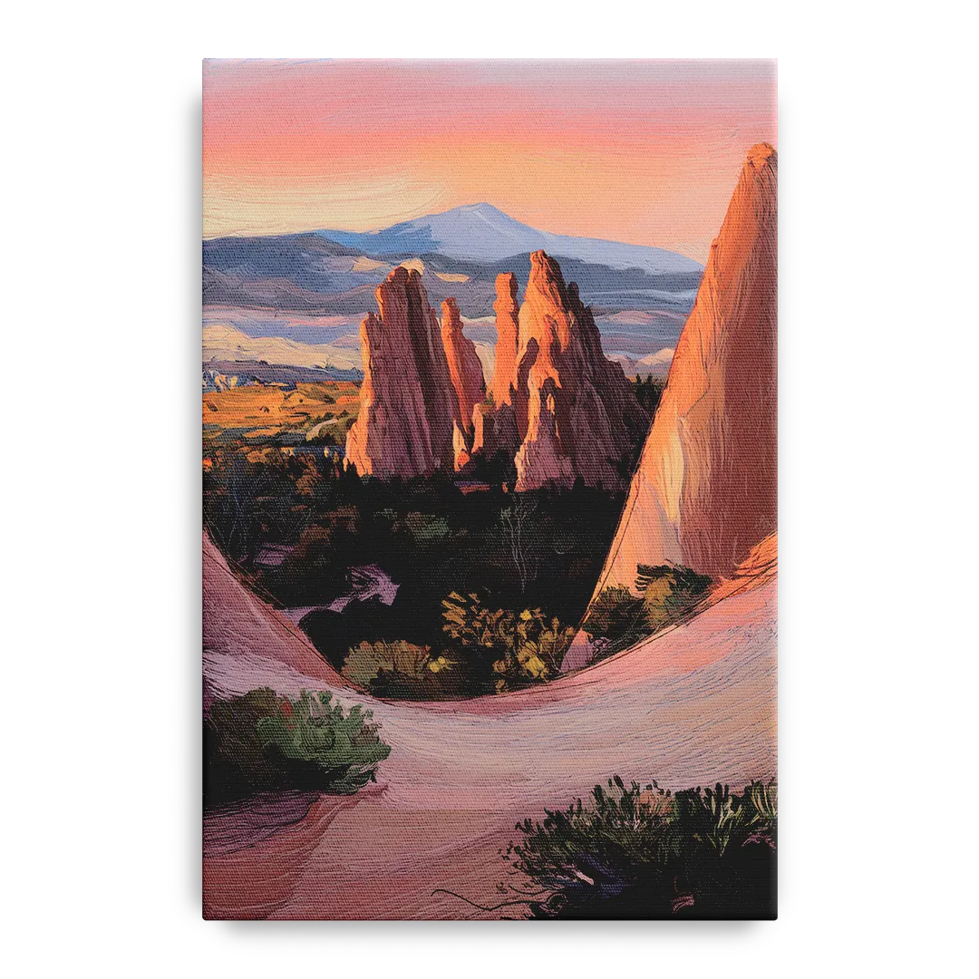 Colorado Springs Garden of the Gods Front - Canvas Wall Art