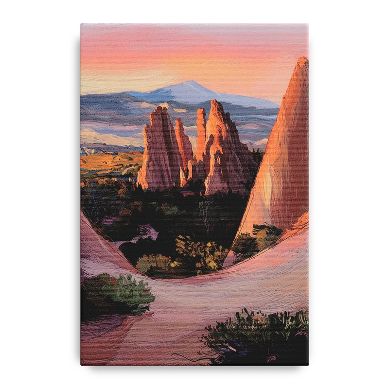 Colorado Springs Garden of the Gods Front - Canvas Wall Art
