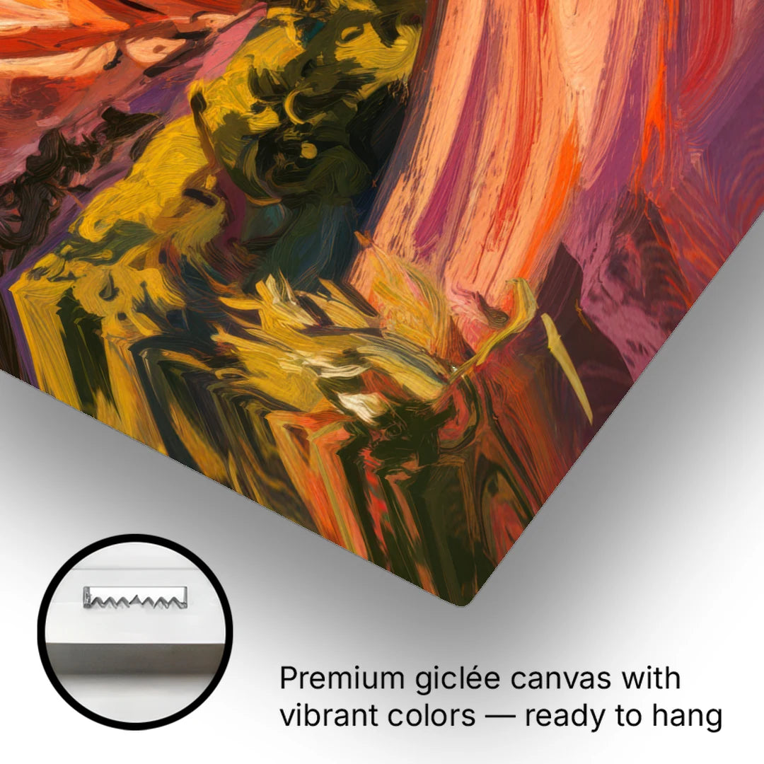 Colorado Springs Mountain View - Canvas Wall Art - Gallery Wrap Corner