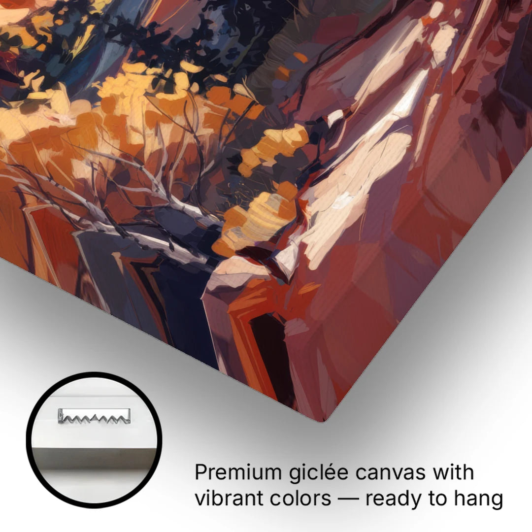 Colorado Springs Nature Escape - Canvas Wall Art - Gallery Wrap Corner