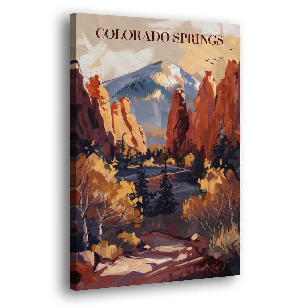 Colorado Springs Nature Escape Side - Canvas Wall Art