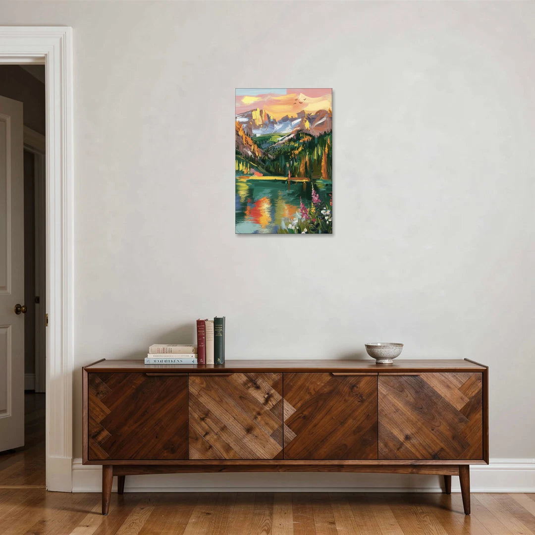 Colorado Springs Rocky Mountain Beauty - Canvas Wall Art - Coffee Table - 20x30