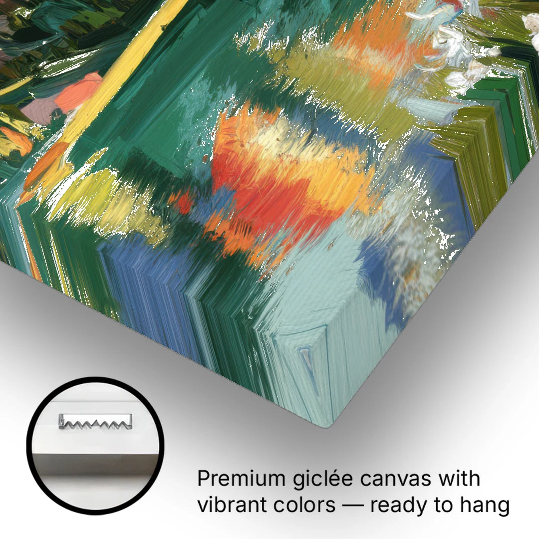 Colorado Springs Rocky Mountain Beauty - Canvas Wall Art - Gallery Wrap Corner