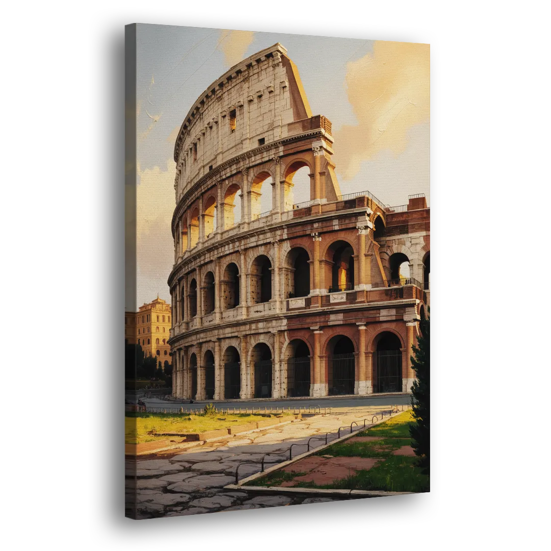 Colosseum Majesty Side - Canvas Wall Art