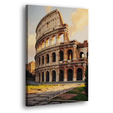 Colosseum Majesty - Canvas Wall Art