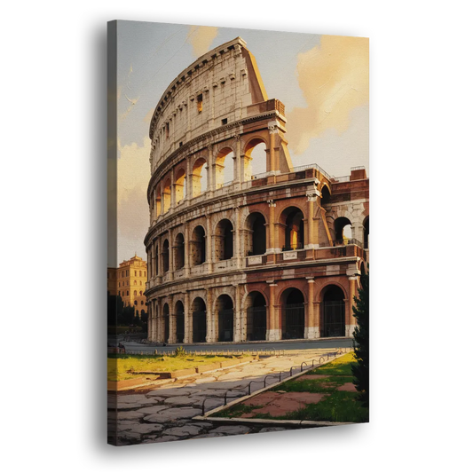 Colosseum Majesty Side - Canvas Wall Art
