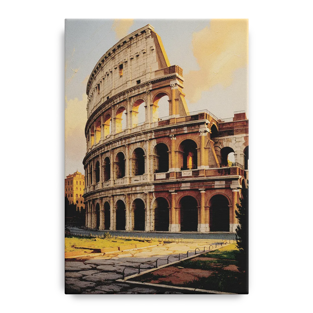 Colosseum Majesty Front - Canvas Wall Art