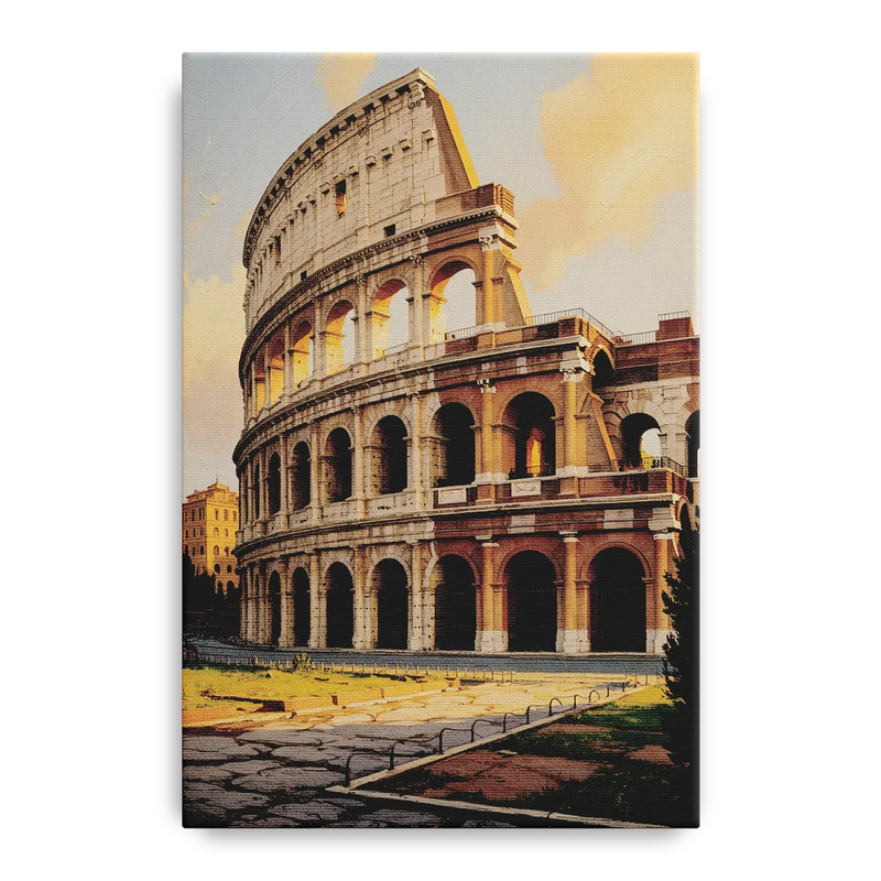 Colosseum Majesty Front - Canvas Wall Art