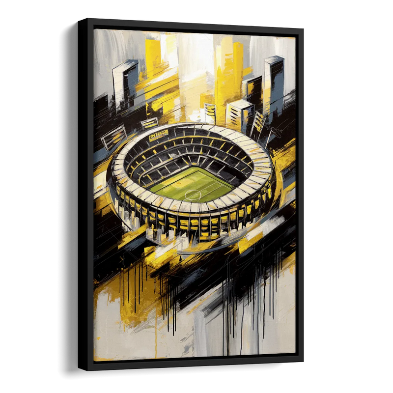 Columbus Crew FC Legacy Side - Black Canvas Wall Art
