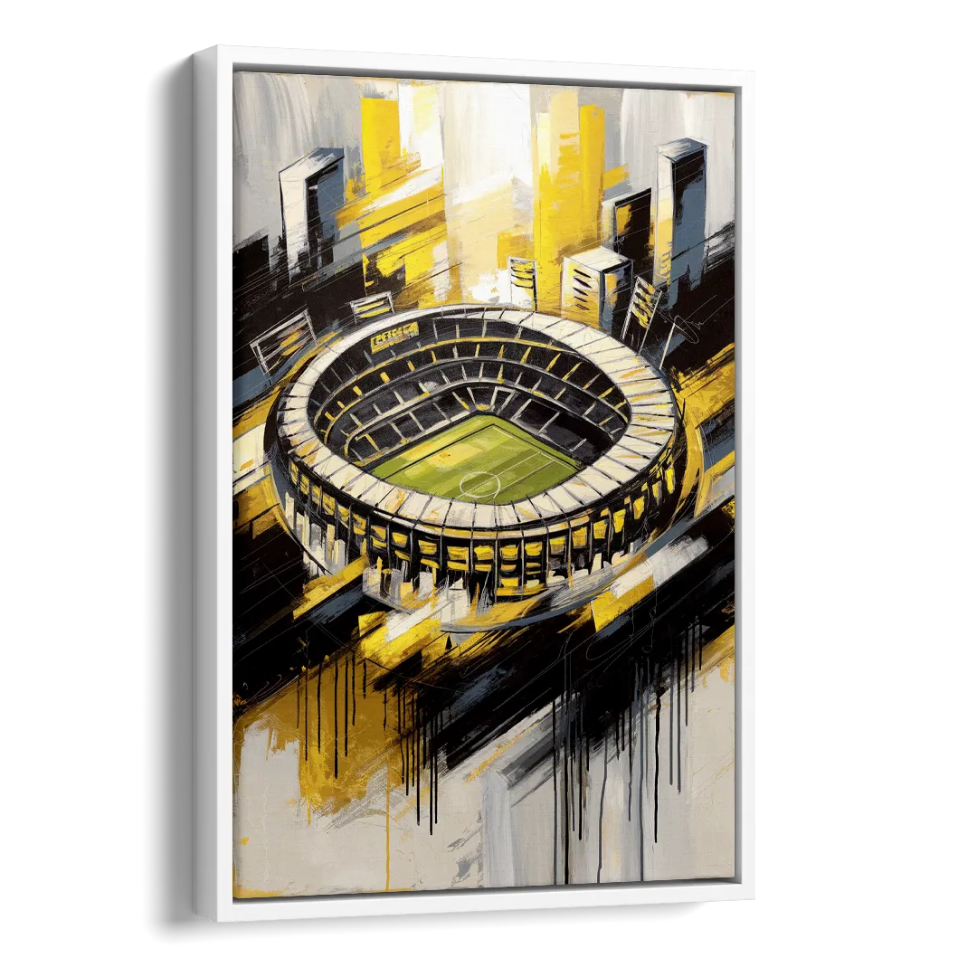 Columbus Crew FC Legacy Side - White Canvas Wall Art