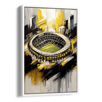 Columbus Crew FC Legacy Side - White Canvas Wall Art