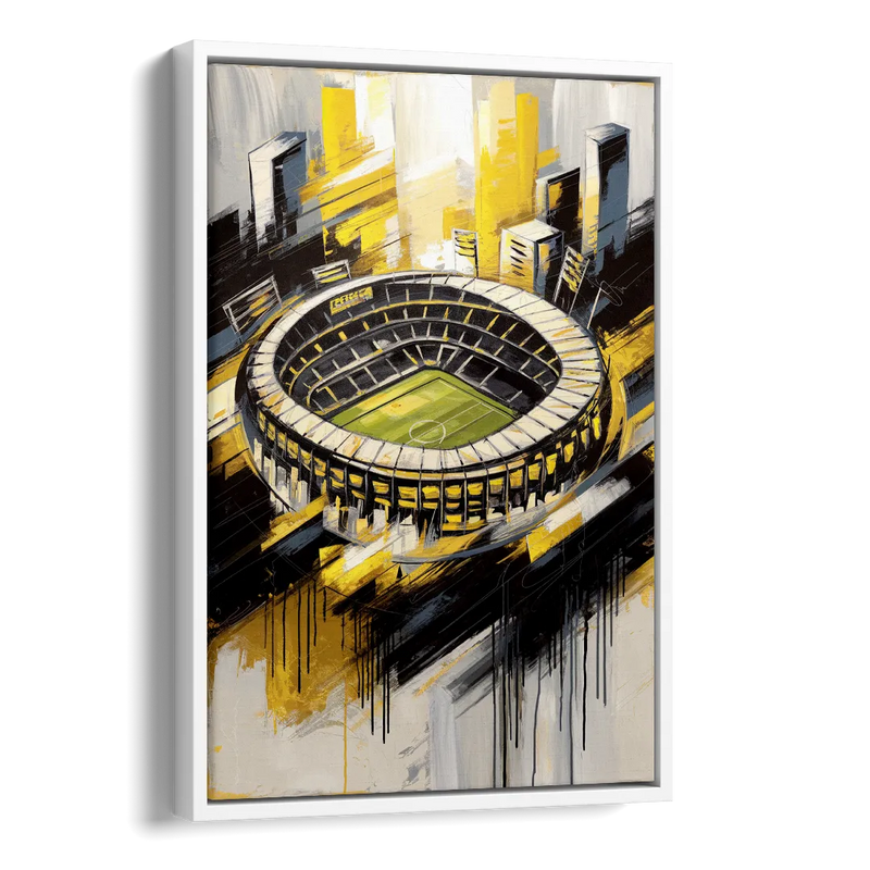 Columbus Crew FC Legacy Side - White Canvas Wall Art