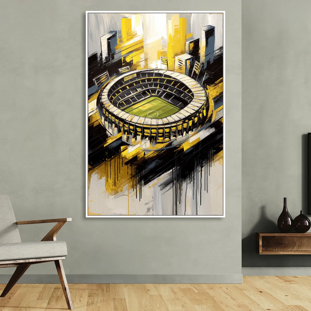 Columbus Crew FC Legacy Sitting Room - White Canvas Wall Art