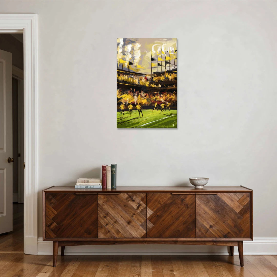 Columbus Crew Soccer Spirit - Canvas Wall Art - Coffee Table - 24x36