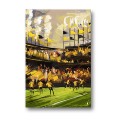 Columbus Crew Soccer Spirit - Canvas Wall Art - Front