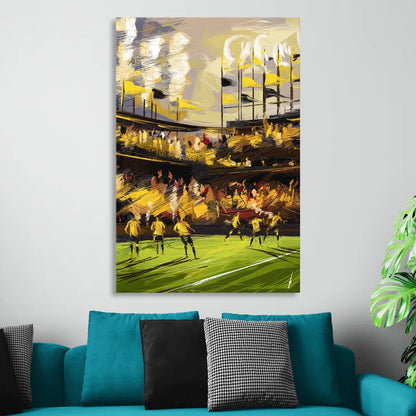 Columbus Crew Soccer Spirit Sitting Room - Canvas Wall Art