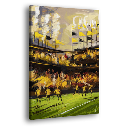 Columbus Crew Soccer Spirit Side - Canvas Wall Art