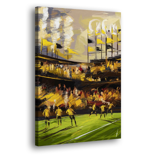 Columbus Crew Soccer Spirit Side - Canvas Wall Art